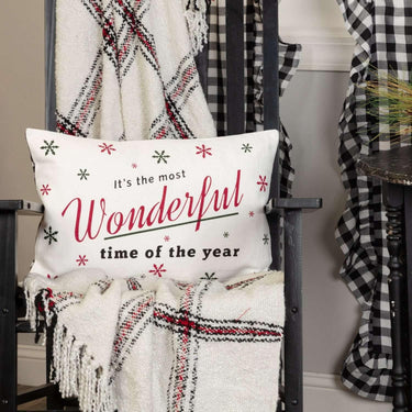 Emmie Wonderful Time Pillow 14x22 - The Fox Decor